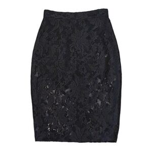 3/$20 RE:NAMED High Waist Lace Skirt Illusion Pencil Bodycon Black Cocktail
